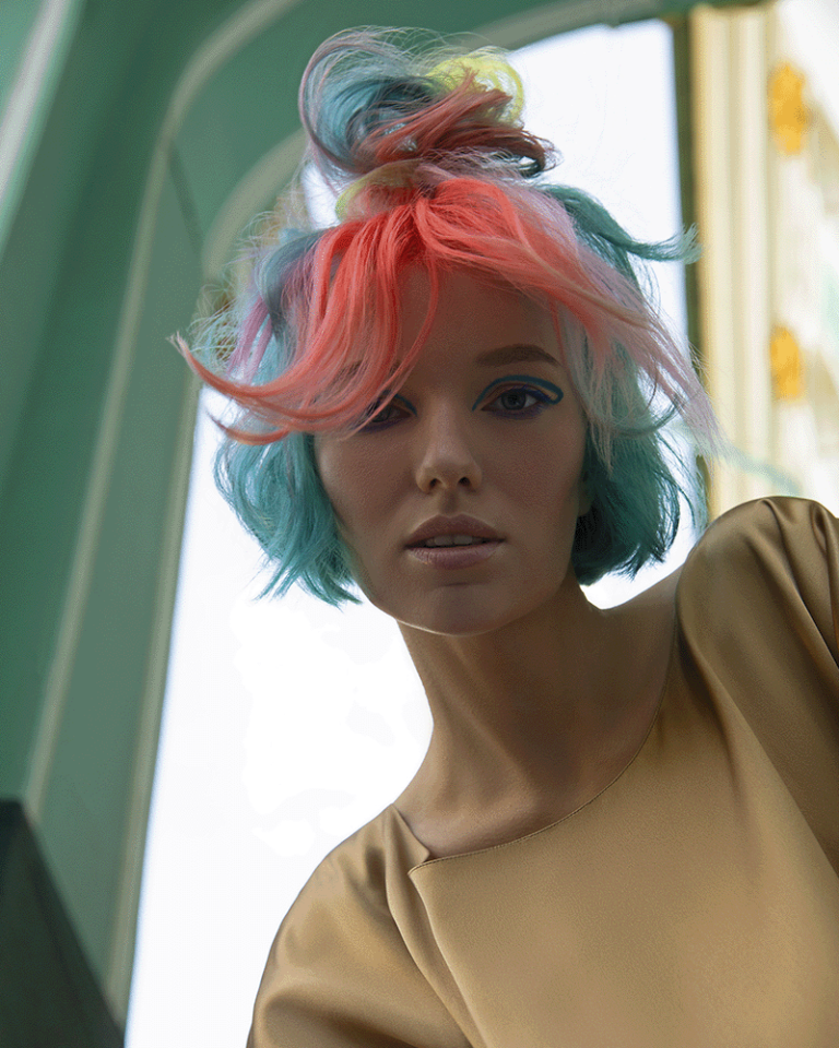 3COLOR Part II: BLUE – Look 1